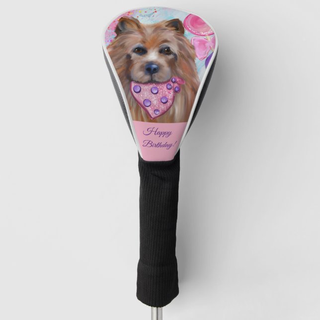 FUNDA PARA PALO DE GOLF AUSTRALIAN TERRIER (Anverso)