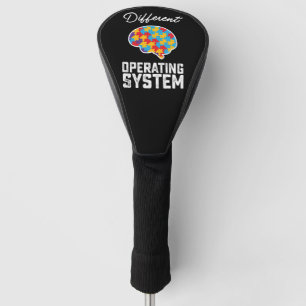Funda Para Palo De Golf Autismo Sistema Operativo Diferente Neurodiversida