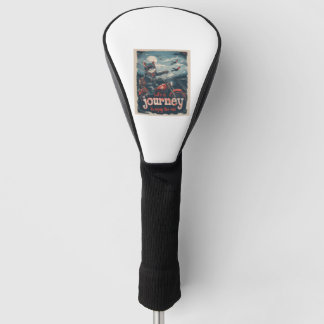 Funda Para Palo De Golf Aventura para gatos en bicicleta