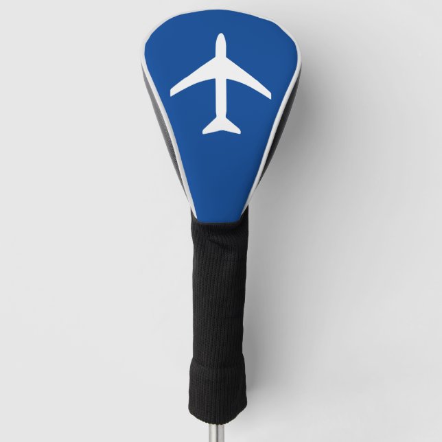 Funda Para Palo De Golf Avión piloto de vuelo (Anverso)