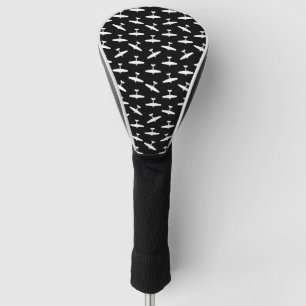 Funda Para Palo De Golf Aviones del vintage de la antigüedad del diseño