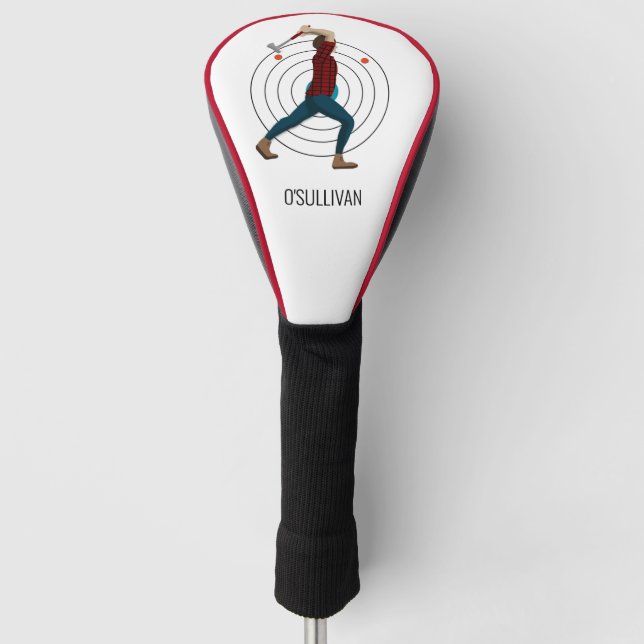 Funda Para Palo De Golf Ax Throwing (Anverso)
