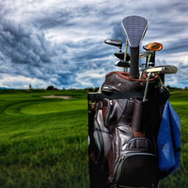 Funda Para Palo De Golf Azul a rayas ejecutivo