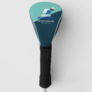 Funda Para Palo De Golf azul de dos tonos moderno