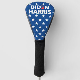 Funda Para Palo De Golf Azul patrón de estrellas blancas Biden/Harris