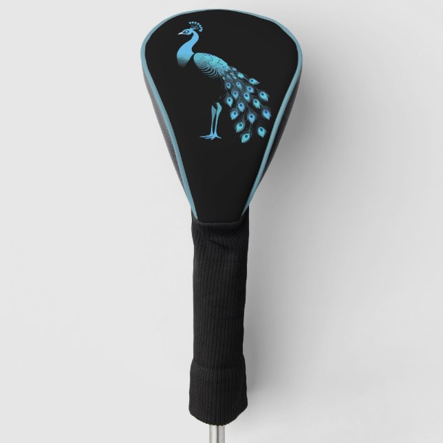 Funda Para Palo De Golf Azul Peacock (Anverso)