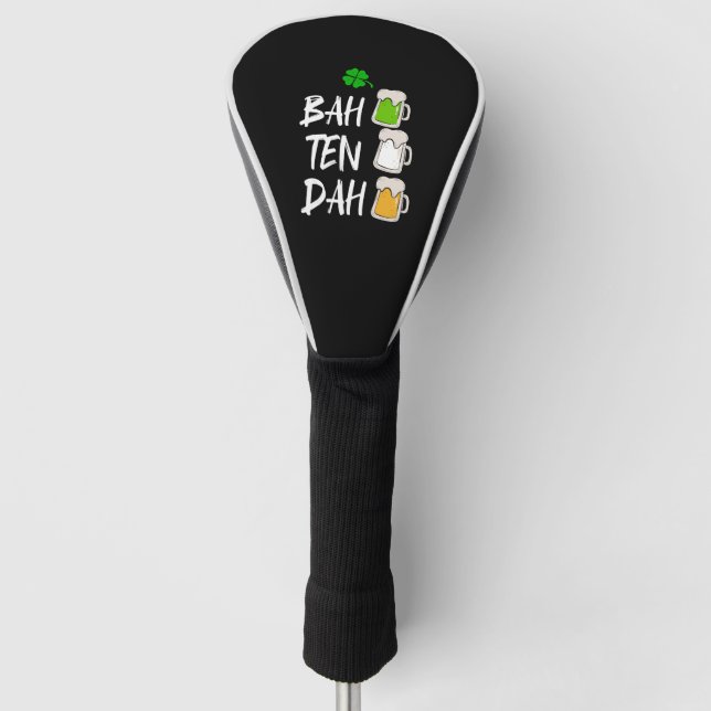 Funda Para Palo De Golf BAH TEN DAH Gracioso San Patricio (Anverso)
