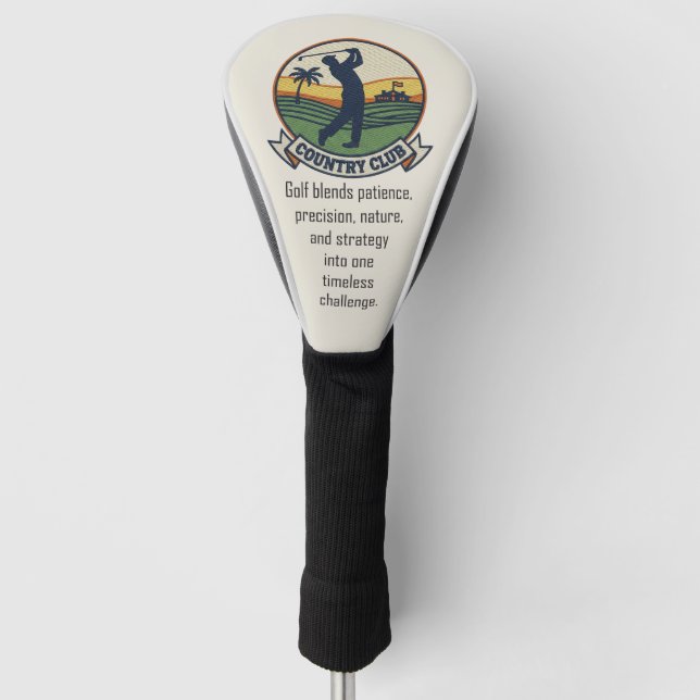 Funda Para Palo De Golf Balancearse como una leyenda (Anverso)