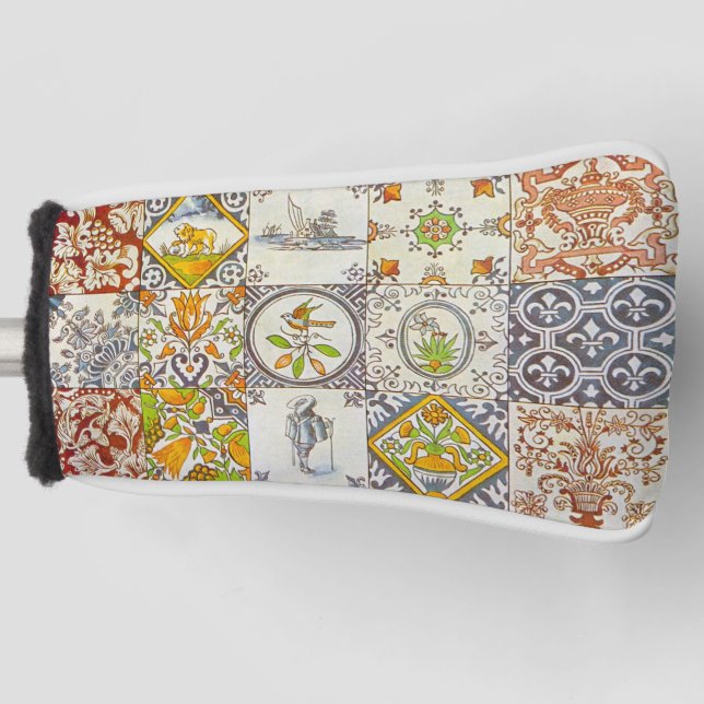 Funda Para Palo De Golf Baldosas cerámicas holandesas (Anverso)