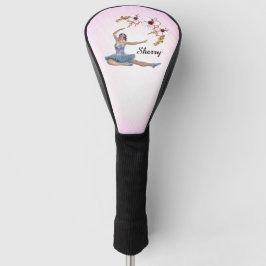 Funda Para Palo De Golf Ballerina en rosa personal azul