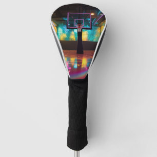 Funda Para Palo De Golf Baloncesto vibrante