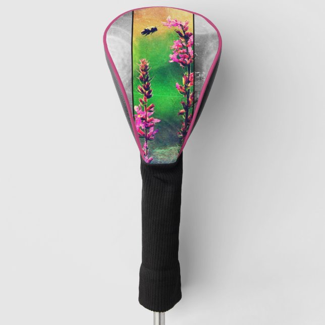 Funda Para Palo De Golf Banda de flores silvestres (Anverso)