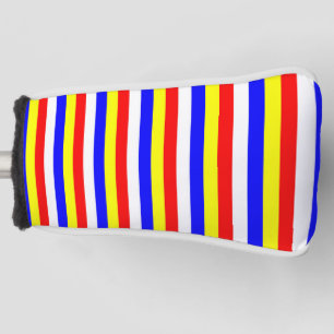 Funda Para Palo De Golf bandas de la bandera de Cabo Verde patrón símbolo