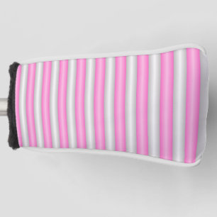 Funda Para Palo De Golf Bandas modernas de neón rosado con efecto 3D