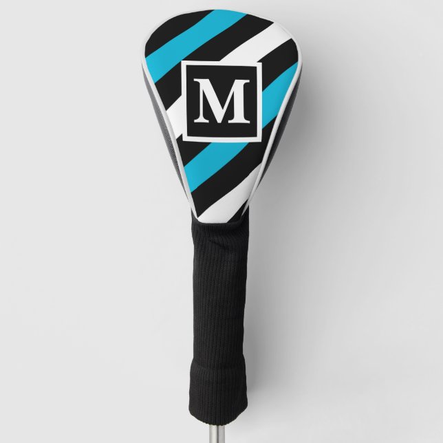 Funda Para Palo De Golf Bandas Monograma (Anverso)