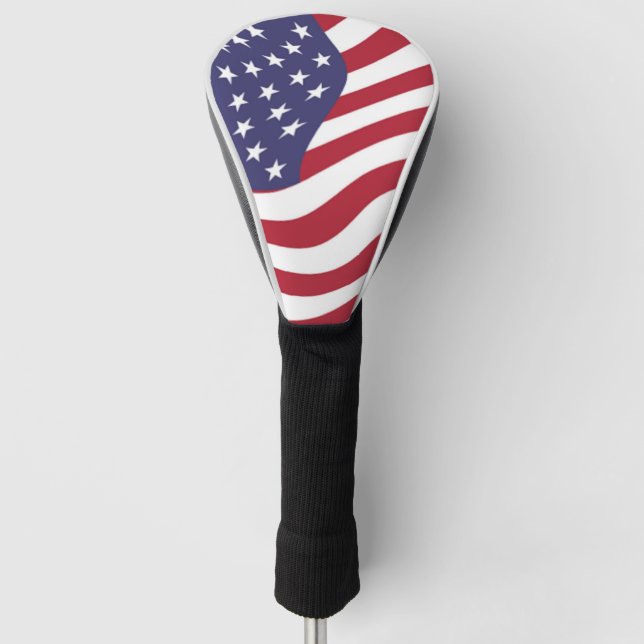 FUNDA PARA PALO DE GOLF BANDERA AMERICANA (Anverso)