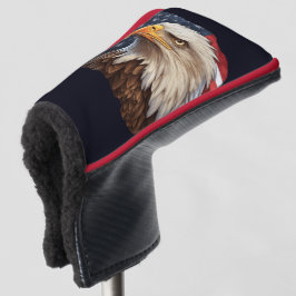 Funda Para Palo De Golf Bandera americana águila calva