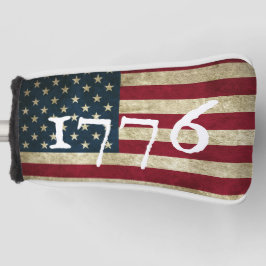 Funda Para Palo De Golf Bandera Americana Vintage 1776 Patriótica