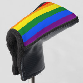 Funda Para Palo De Golf Bandera arcoiris LGBTQ+ para el golf del mes del o