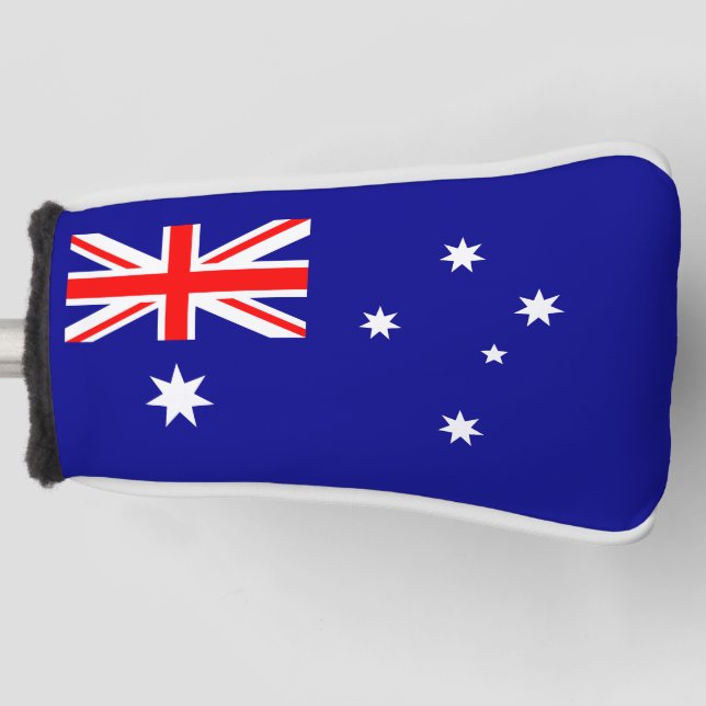 Funda Para Palo De Golf Bandera australiana patriótica (Anverso)
