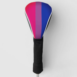 Funda Para Palo De Golf Bandera bisexual y comunidad de golf de amor por o