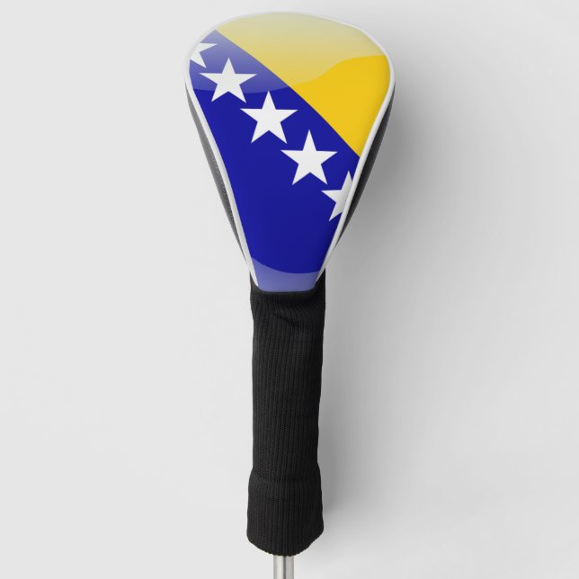 Funda Para Palo De Golf Bandera brillante bosnia (Anverso)