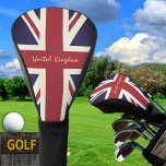 Funda Para Palo De Golf Bandera británica, Union Jack Golf Clubs Reino Uni<br><div class="desc">Cobertura de la cabeza del GOLF: Viejos juegos de golf de bandera británica y de bandera británica (Reino Unido) - amar mi país,  viajes,  vacaciones,  patriotas de golf / hinchas deportivos</div>