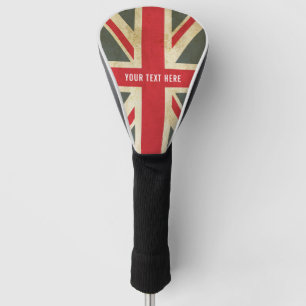 Funda Para Palo De Golf Bandera británica vintage Union Jack