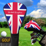 Funda Para Palo De Golf Bandera británica y clubes de golf del Reino Unido<br><div class="desc">Portadas del GOLF: Juegos de golf de la bandera británica y del Reino Unido - amar mi país,  viajes,  vacaciones,  patriotas de golf / hinchas deportivos</div>