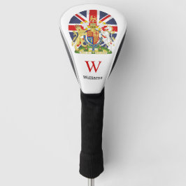 Funda Para Palo De Golf Bandera BRITÁNICA y cubierta del cabezal de golf E