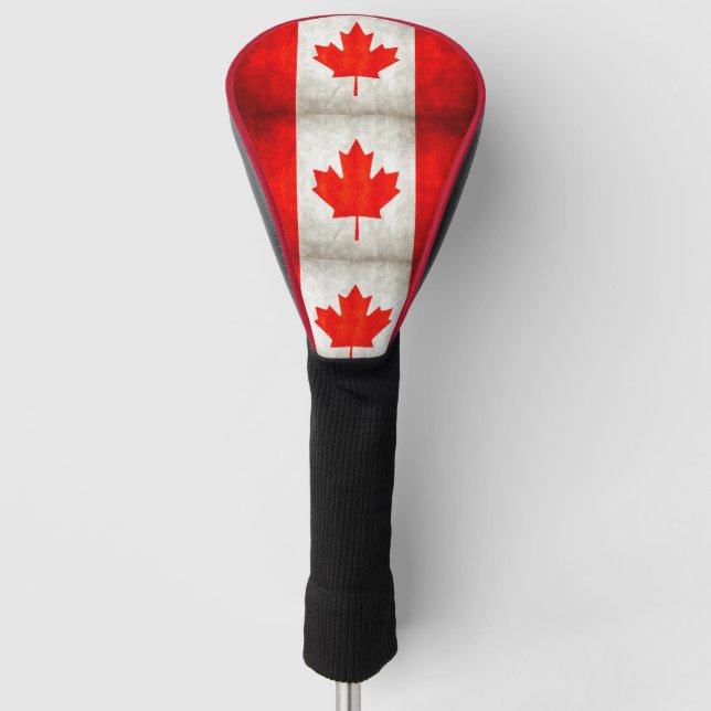 Funda Para Palo De Golf Bandera canadiense (Anverso)