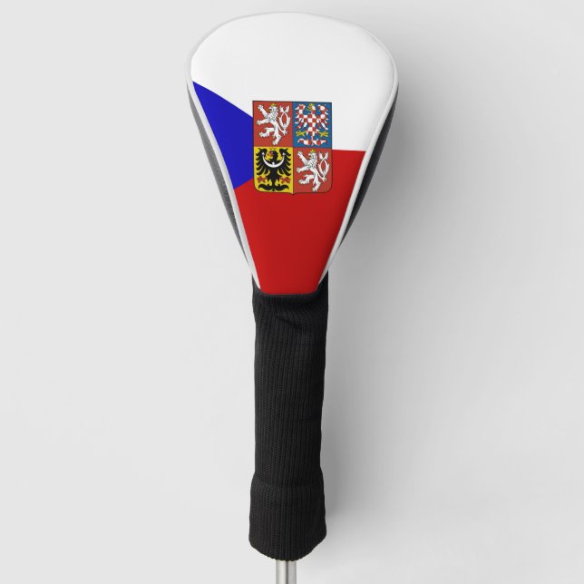 Funda Para Palo De Golf Bandera checa (Anverso)