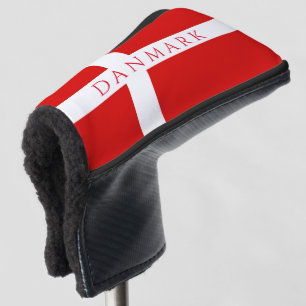 Funda Para Palo De Golf Bandera danesa cubierta del cabezal de golf person