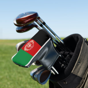 Funda Para Palo De Golf Bandera de Afganistán