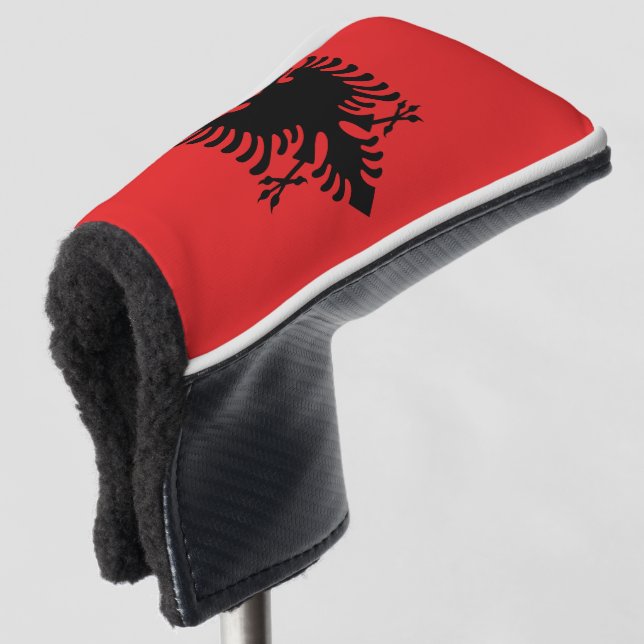 Funda Para Palo De Golf Bandera de Albania (Anverso 3/4)