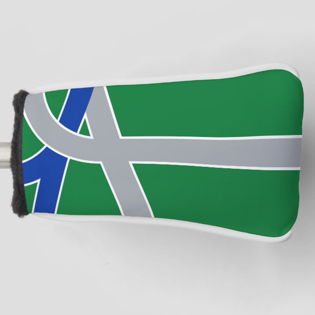 Funda Para Palo De Golf Bandera de Albany, Oregón (Anverso)