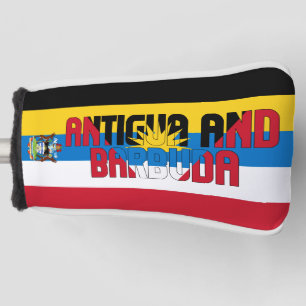 Funda Para Palo De Golf Bandera de Antigua y Barbuda espléndida patriótica