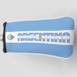 Funda Para Palo De Golf Bandera de Argentina Gorge Patriótico Cabecera de