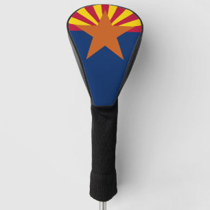 Funda Para Palo De Golf Bandera de Arizona: Poniendo a Star Sun, el Estado
