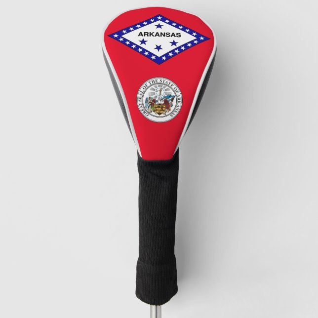 Funda Para Palo De Golf Bandera de Arkansas (Anverso)