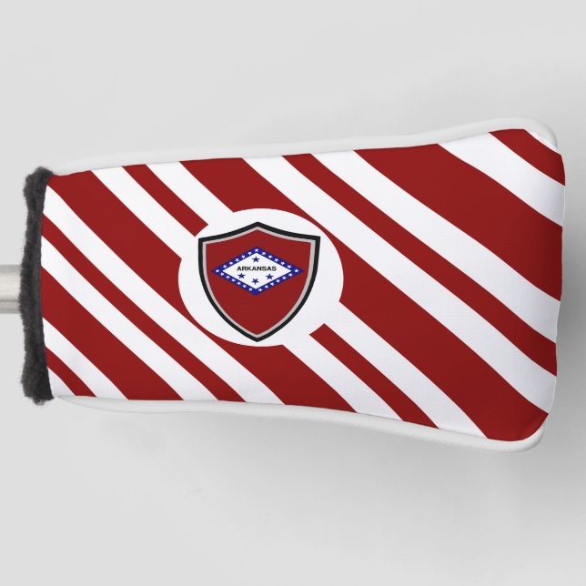 Funda Para Palo De Golf Bandera de Arkansas (Anverso)