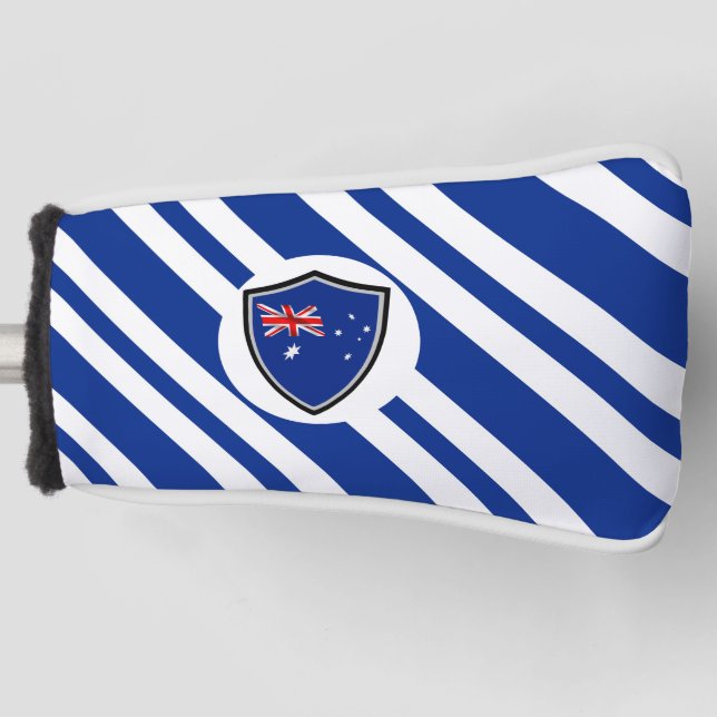 Funda Para Palo De Golf Bandera de Australia (Anverso)