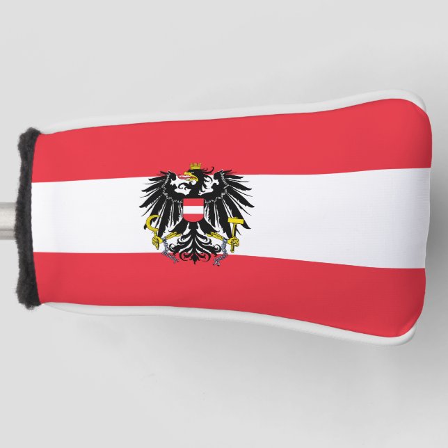 Funda Para Palo De Golf Bandera de Austria (Anverso)