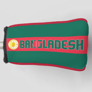 Funda Para Palo De Golf Bandera de Bangladesh espléndida patriótica