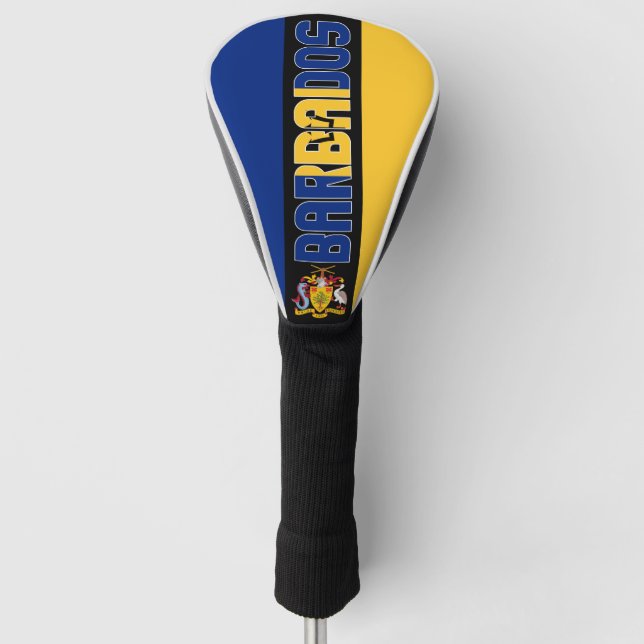 Funda Para Palo De Golf Bandera de Barbados espléndido patriótico (Anverso)