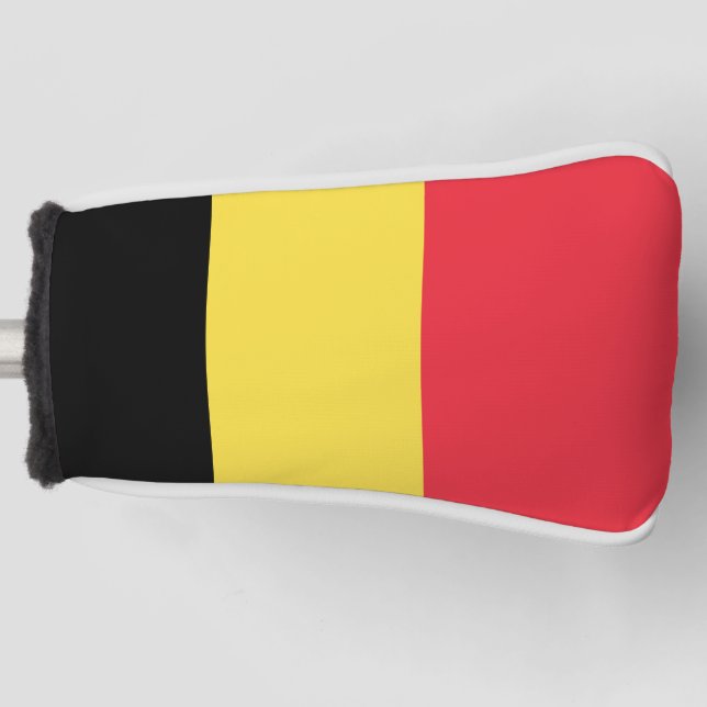 Funda Para Palo De Golf Bandera de Bélgica (Anverso)