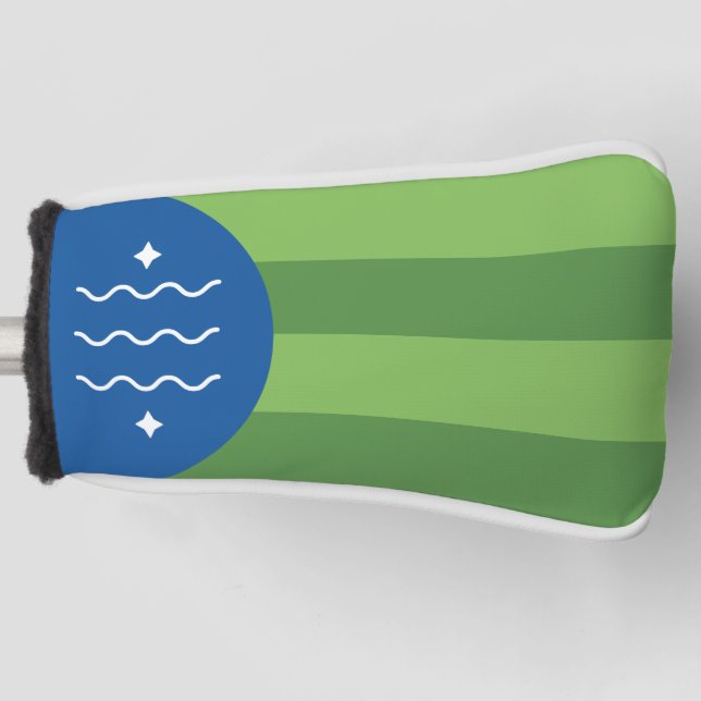 Funda Para Palo De Golf Bandera de Bellingham, Washington (Anverso)