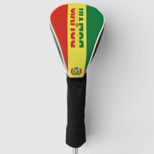 Funda Para Palo De Golf Bandera de Bolivia Gorge Patriótico Cabecera de Go
