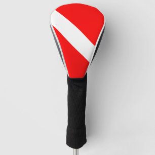 Funda Para Palo De Golf Bandera de buceo Buceador Scuba Buceando hacia aba