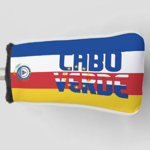 Funda Para Palo De Golf Bandera de Cabo Verde espléndido patriótico